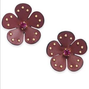 Kate Spade New York blooming bling leather studs.